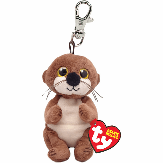 TY Beanie Bellie Clip Schlüsselanhänger Mitch Otter