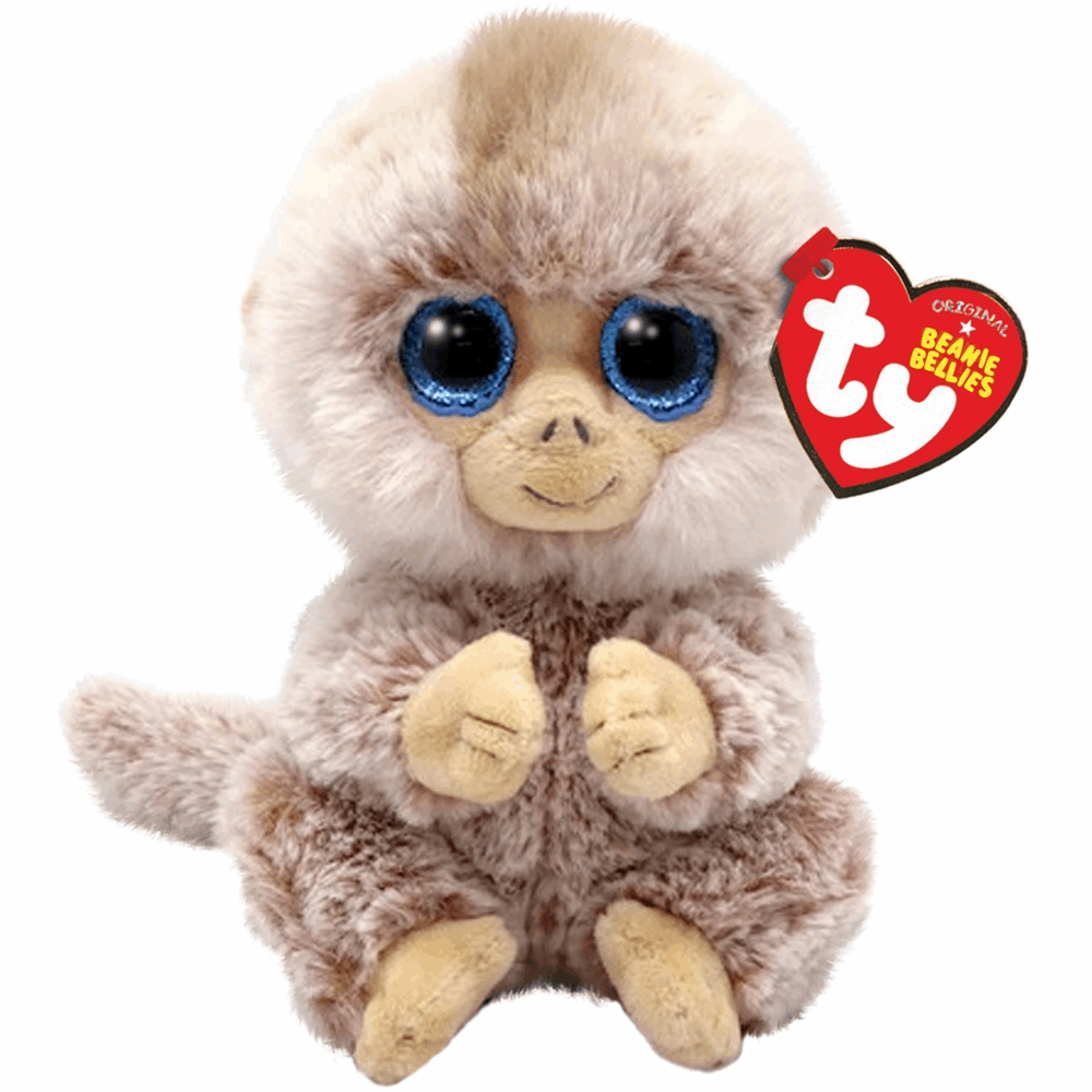 TY Beanie Bellies Stubby Monkey - Tan