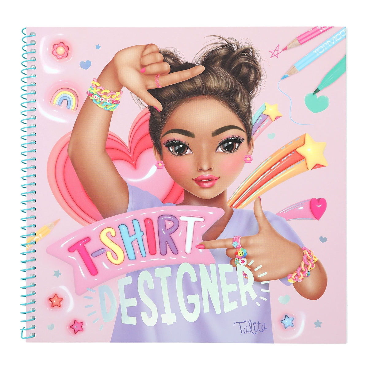 TOPModel T-Shirt Designer Malbuch