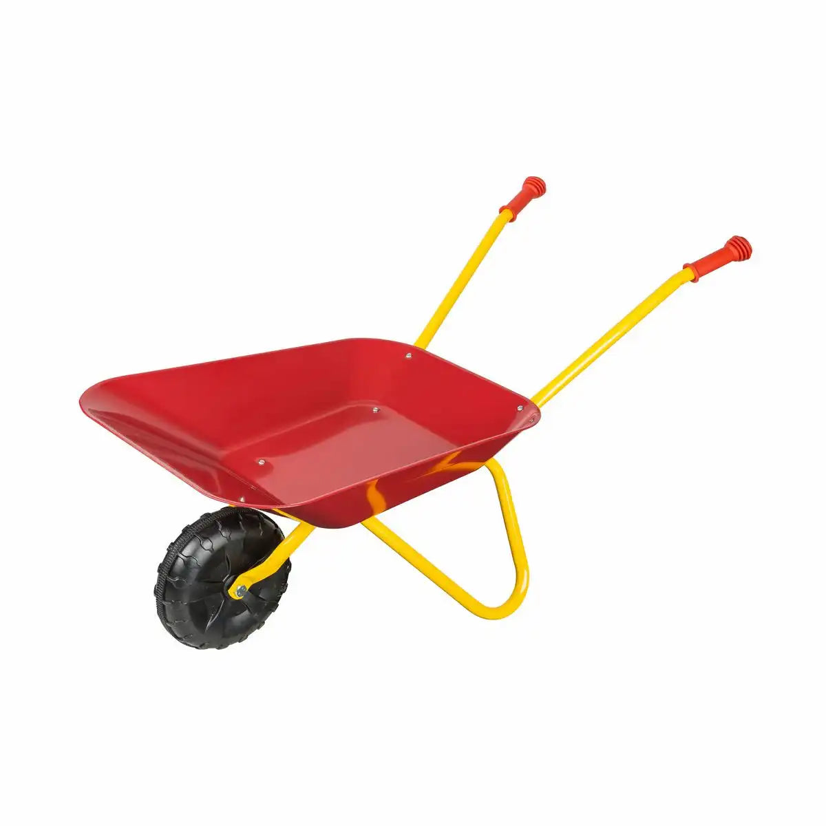 Schubkarre Metall tragkraft 30Kg rot/gelb 78x40x38cm bis 30kg belastbar