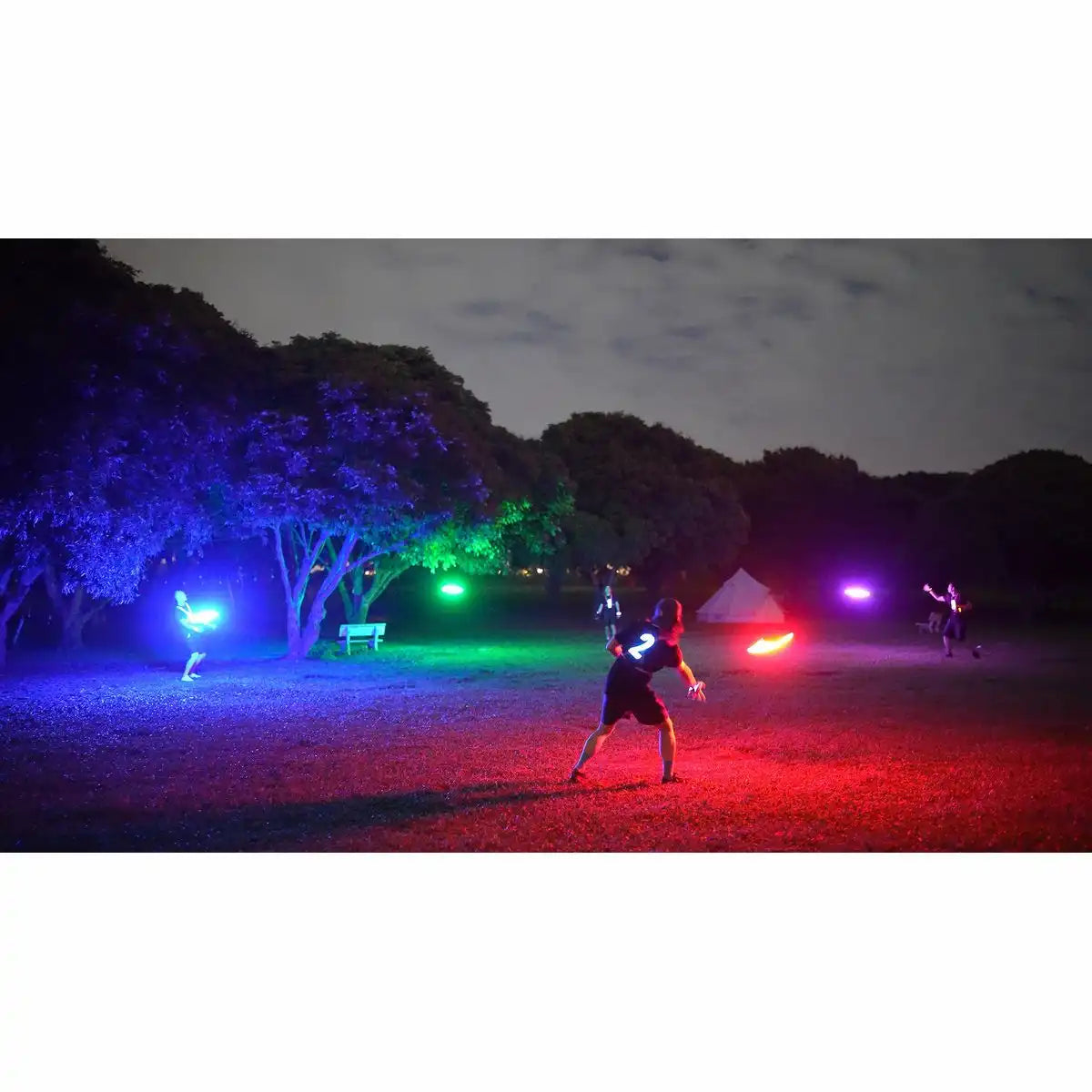TOSY Frisbee Ultimate Disc LED rot Ø27cm