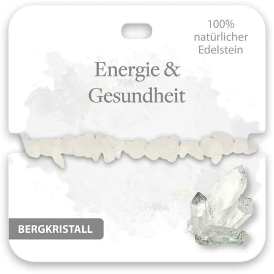 Armband Edelstein Bergkristall
