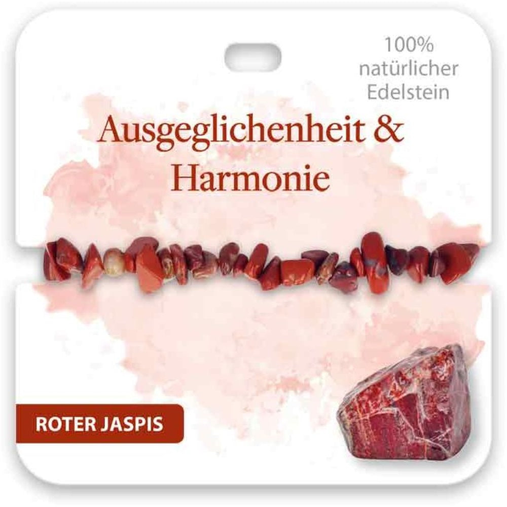 Armband Edelstein roter Jaspis