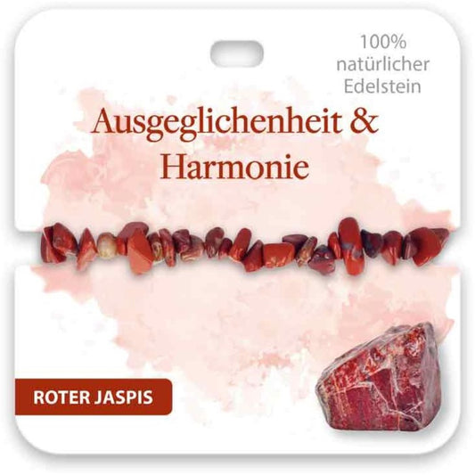 Armband Edelstein roter Jaspis