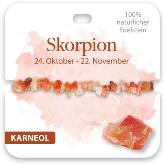 Armband Edelstein Skorpion