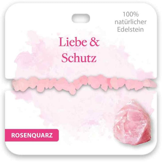 Armband Edelstein Rosenquarz