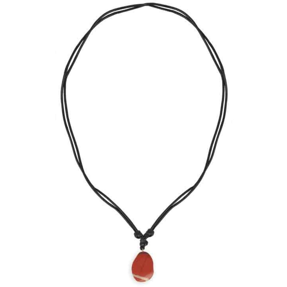 Kette Edelstein roter Jaspis