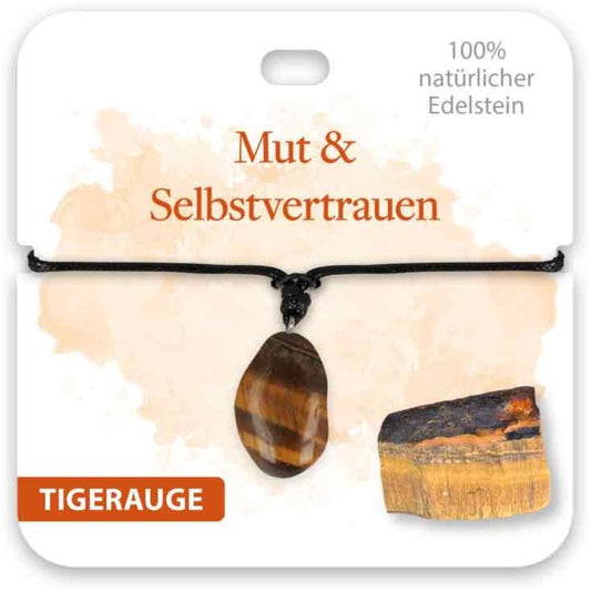 Kette Edelstein Tigerauge