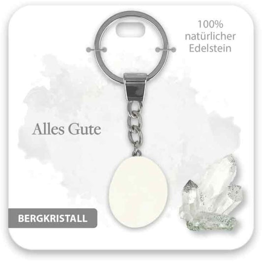 Schlüsselanhänger Edelstein Alles Gute