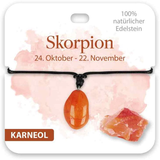 Kette Edelstein Skorpion