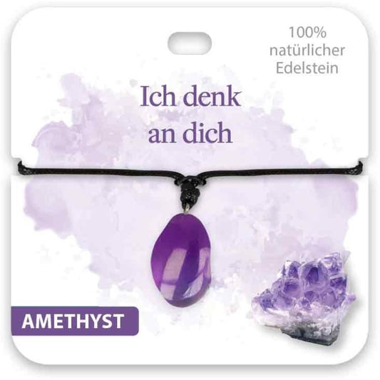 Kette Edelstein Ich denk an dich