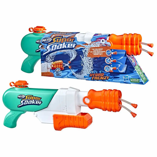 NERF Wasserpistole Super Soaker Hydro Frenzy 3in1