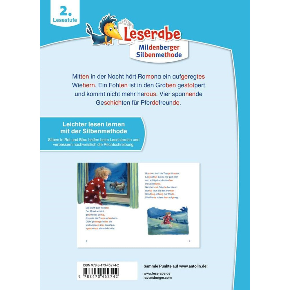 Pferdegeschichten - Leserabe ab 2. Klasse - Erstlesebuch für Kinder ab 7 Jahren (mit Mildenberger Silbenmethode)