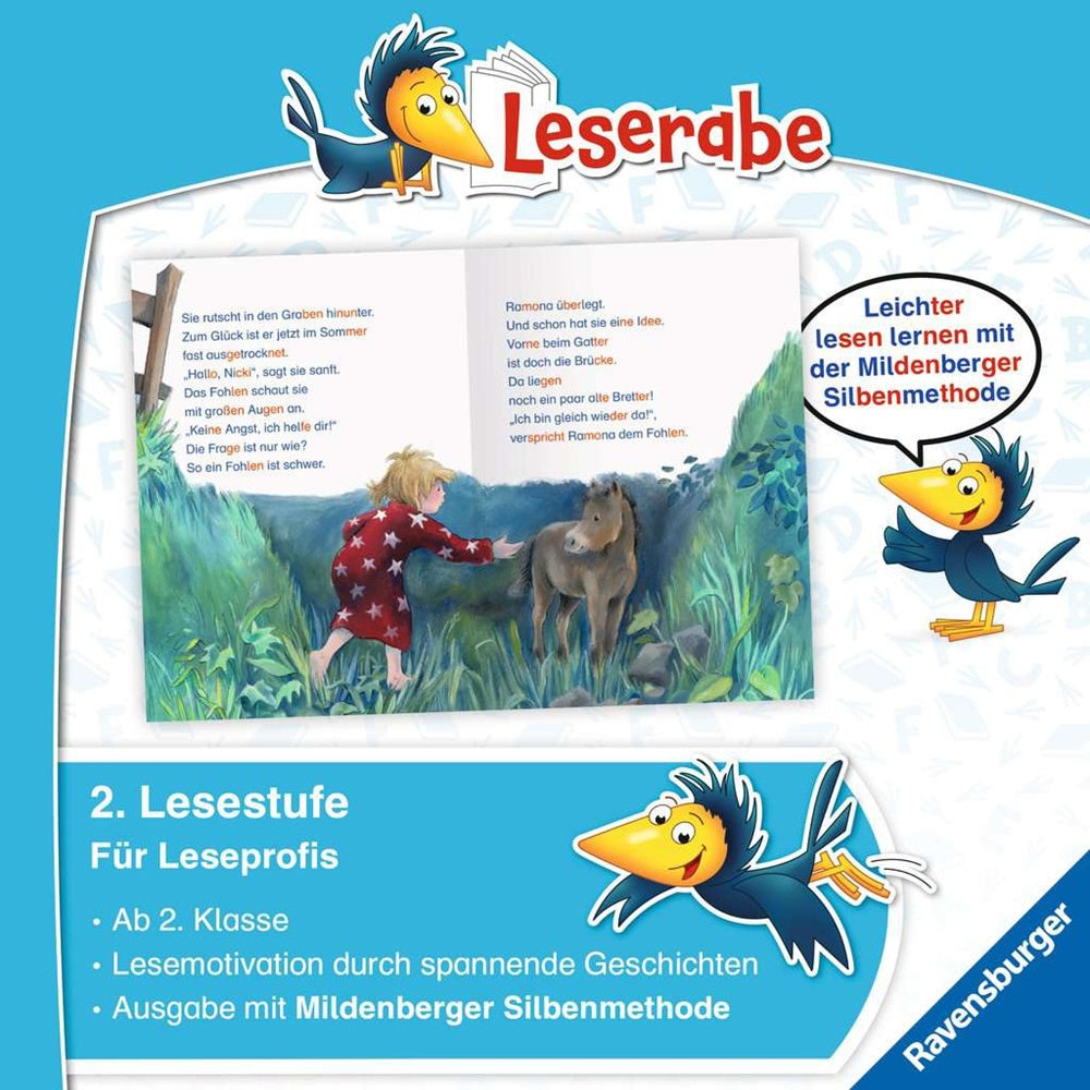 Pferdegeschichten - Leserabe ab 2. Klasse - Erstlesebuch für Kinder ab 7 Jahren (mit Mildenberger Silbenmethode)