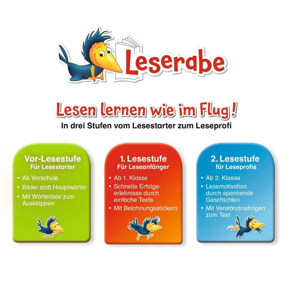 Rabenstarke Schulgeschichten für Erstleser - Leserabe ab 1. Klasse - Erstlesebuch für Kinder ab 6 Jahren