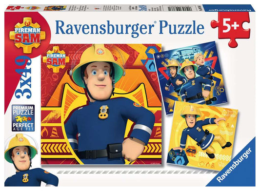 Ravensburger Puzzle 3 X 49 Teile Bei Gefahr Sam rufen