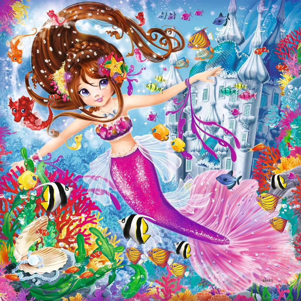Ravensburger Puzzle 3 X 49 Teile Bezaubernde Meerjungfrauen