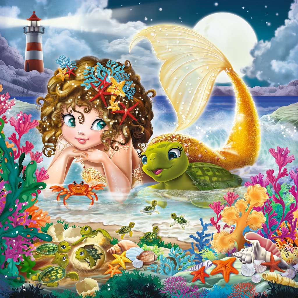 Ravensburger Puzzle 3 X 49 Teile Bezaubernde Meerjungfrauen