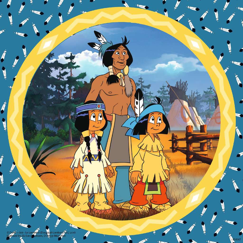 Ravensburger Puzzle 3 X 49 Teile Yakari der tapfere Indianer