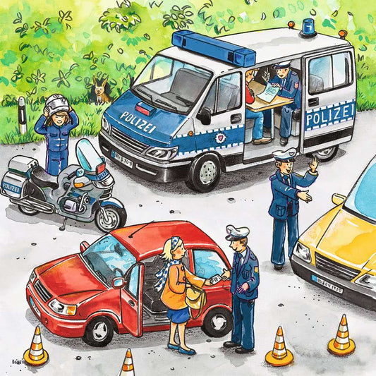 Ravensburger Puzzle 3 X 49 Teile Polizeieinsatz