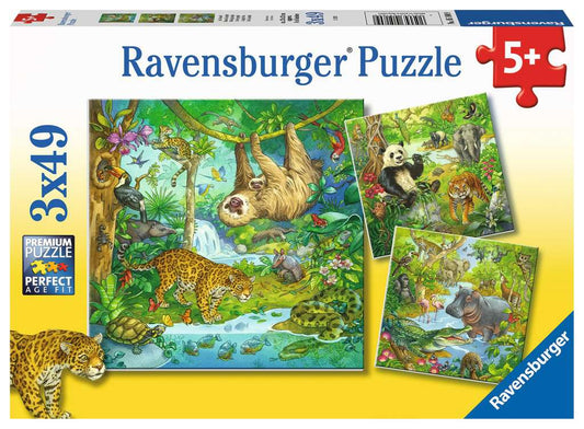 Ravensburger Puzzle 3 X 49 Teile Im Urwald