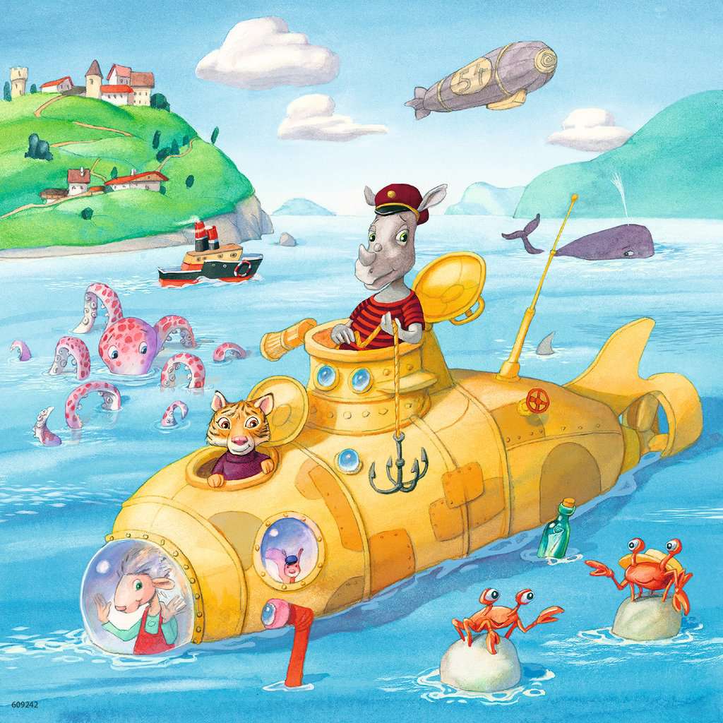 Ravensburger Puzzle 3 X 49 Teile Auf dem Wasser