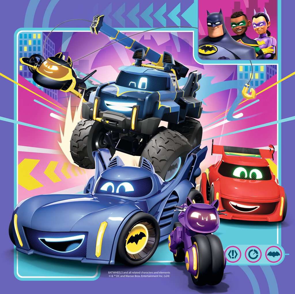 Ravensburger Puzzle 3 X 49 Teile An alle Batwheels!