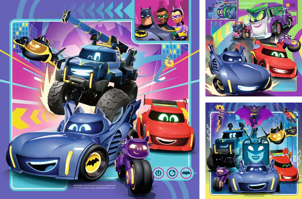 Ravensburger Puzzle 3 X 49 Teile An alle Batwheels!