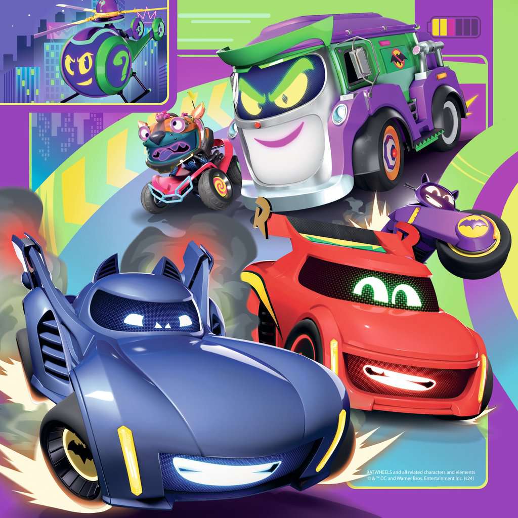 Ravensburger Puzzle 3 X 49 Teile An alle Batwheels!