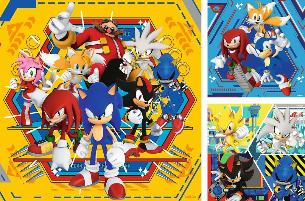 Ravensburger Puzzle 3 X 49 Teile Die Abenteuer von Sonic