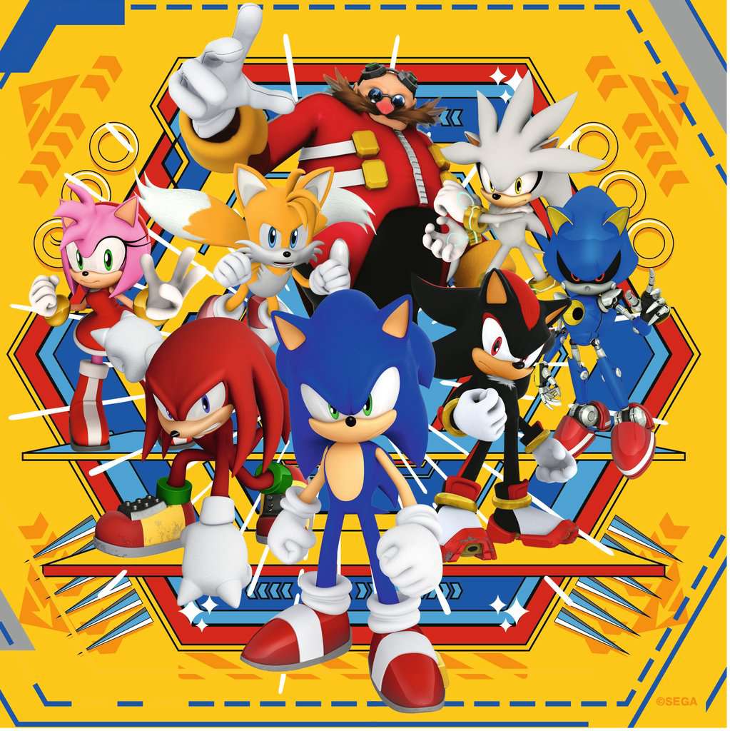 Ravensburger Puzzle 3 X 49 Teile Die Abenteuer von Sonic