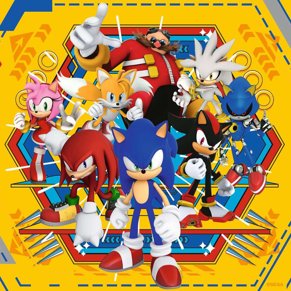 Ravensburger Puzzle 3 X 49 Teile Die Abenteuer von Sonic