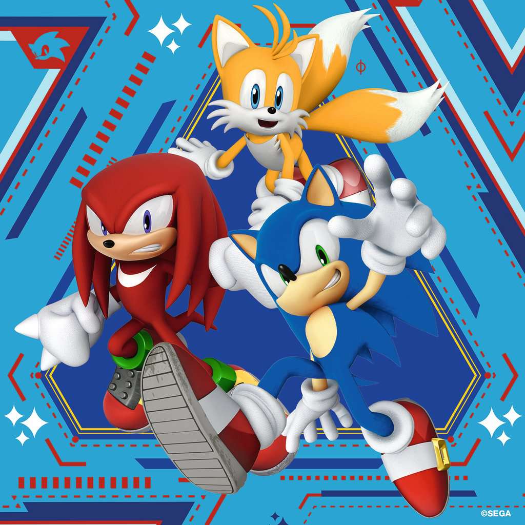 Ravensburger Puzzle 3 X 49 Teile Die Abenteuer von Sonic