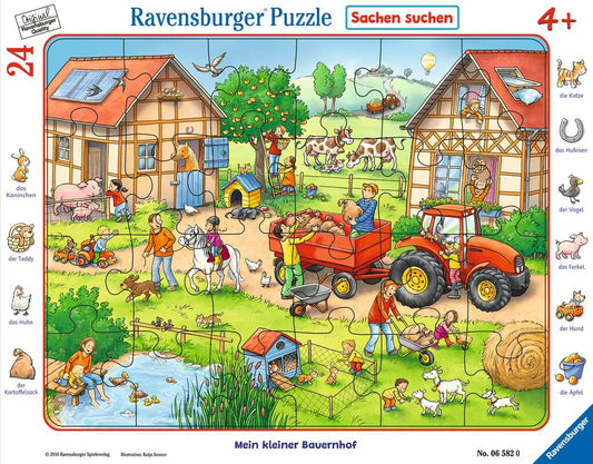 Ravensburger Rahmenpuzzles 24 Teile Mein kleiner Bauernhof