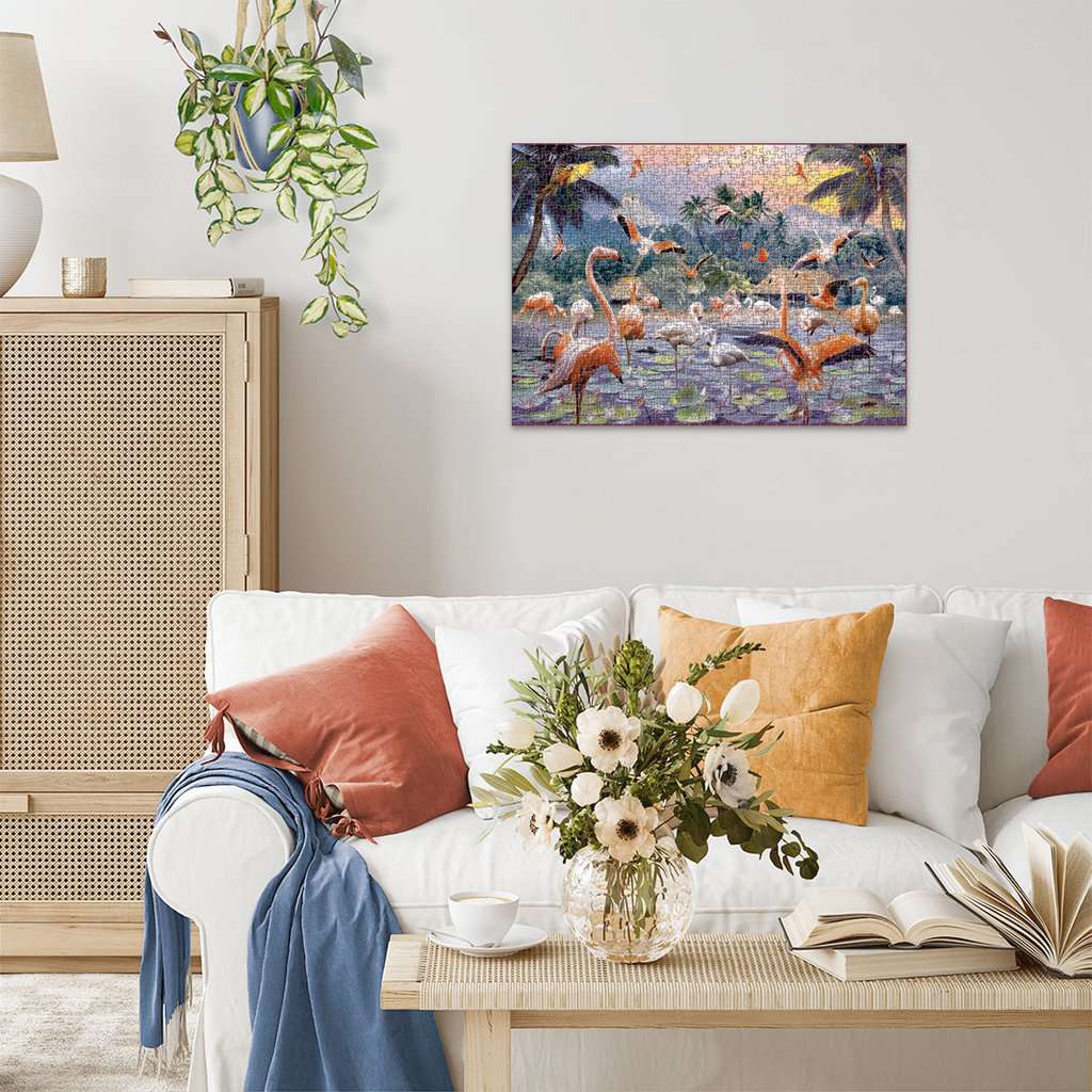 Ravensburger Puzzle 1000 Teile Pinke Flamingos