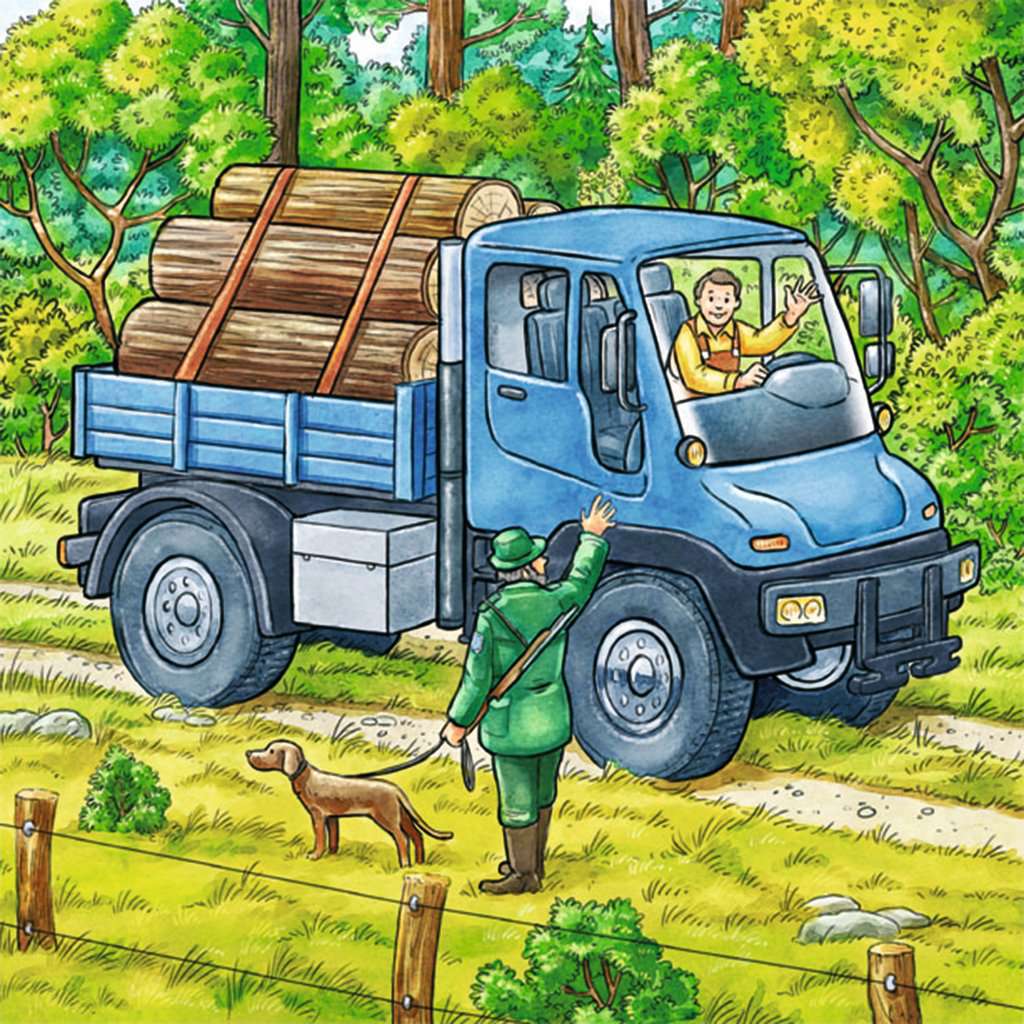 Ravensburger Puzzle 3 X 49 Teile Große Landmaschinen