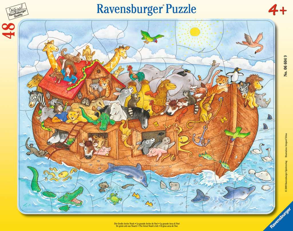 Ravensburger Rahmenpuzzle 48 Teile Die große Arche Noah