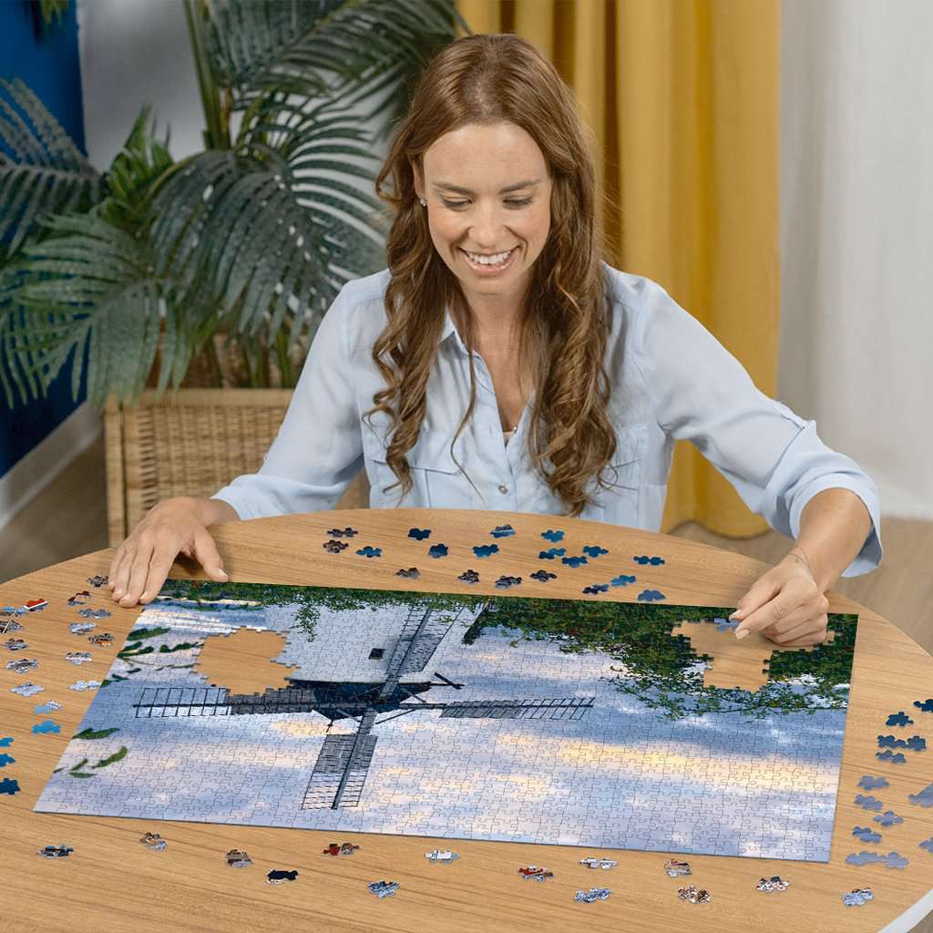 Ravensburger Puzzle 1000 Teile Windmühle bei Retz
