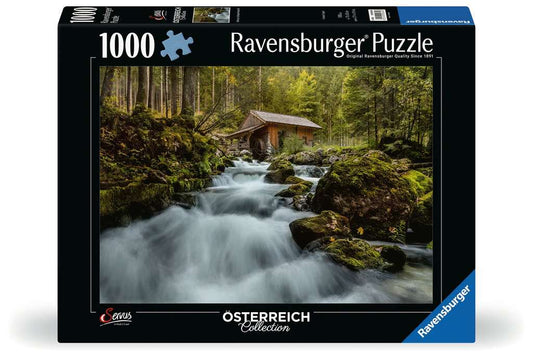 Ravensburger Puzzle 1000 Teile Mühle am Gollinger Wasserfall