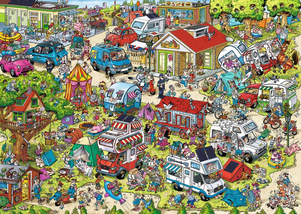 Ravensburger Puzzle 1000 Teile The Campsite