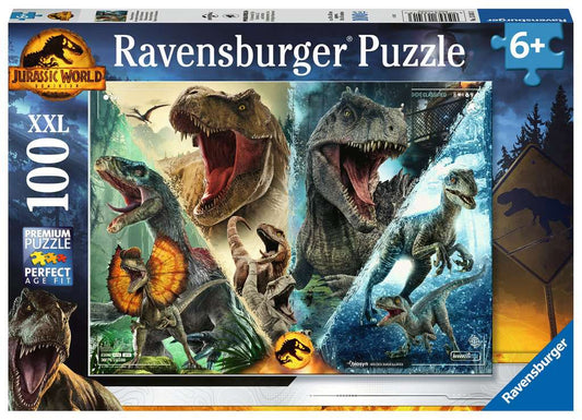 Ravensburger Puzzle 100 Teile XXL Dinosaurierarten