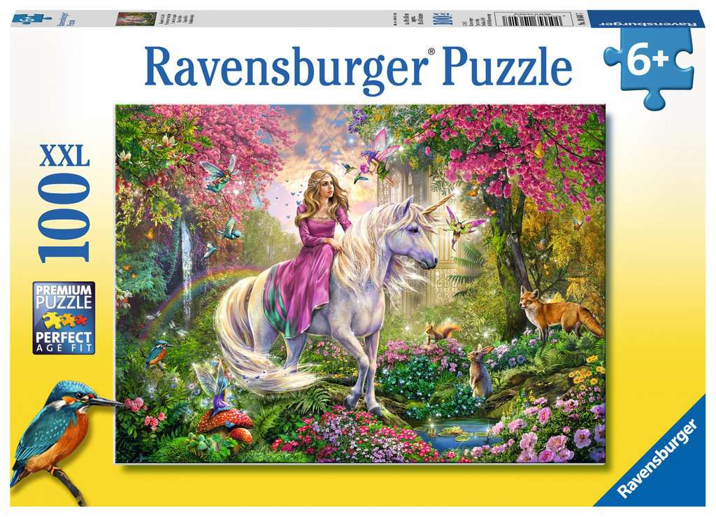 Ravensburger Puzzle 100 Teile XXL Magischer Ausritt