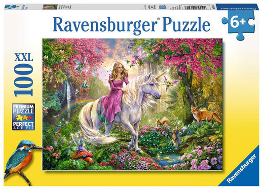 Ravensburger Puzzle 100 Teile XXL Magischer Ausritt