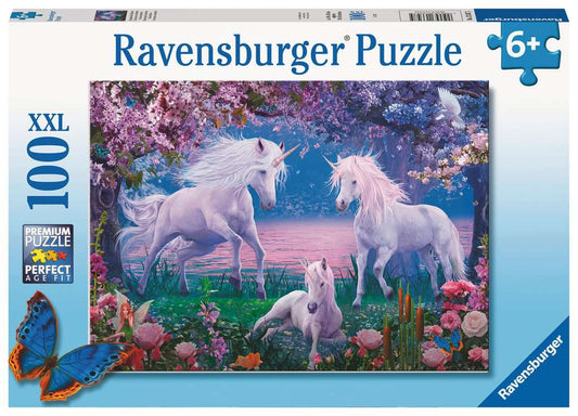 Ravensburger Puzzle 100 Teile XXL Bezaubernde Einhörner