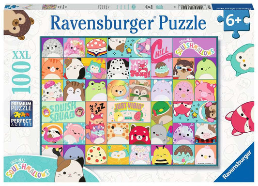 Ravensburger Puzzle 100 Teile XXL Viele bunte Squishmallows