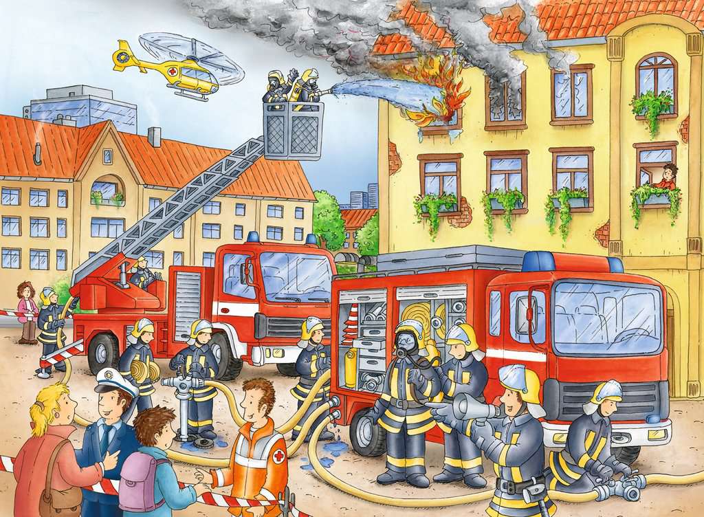 Ravensburger Puzzle 100 XXL Teile Unsere Feuerwehr
