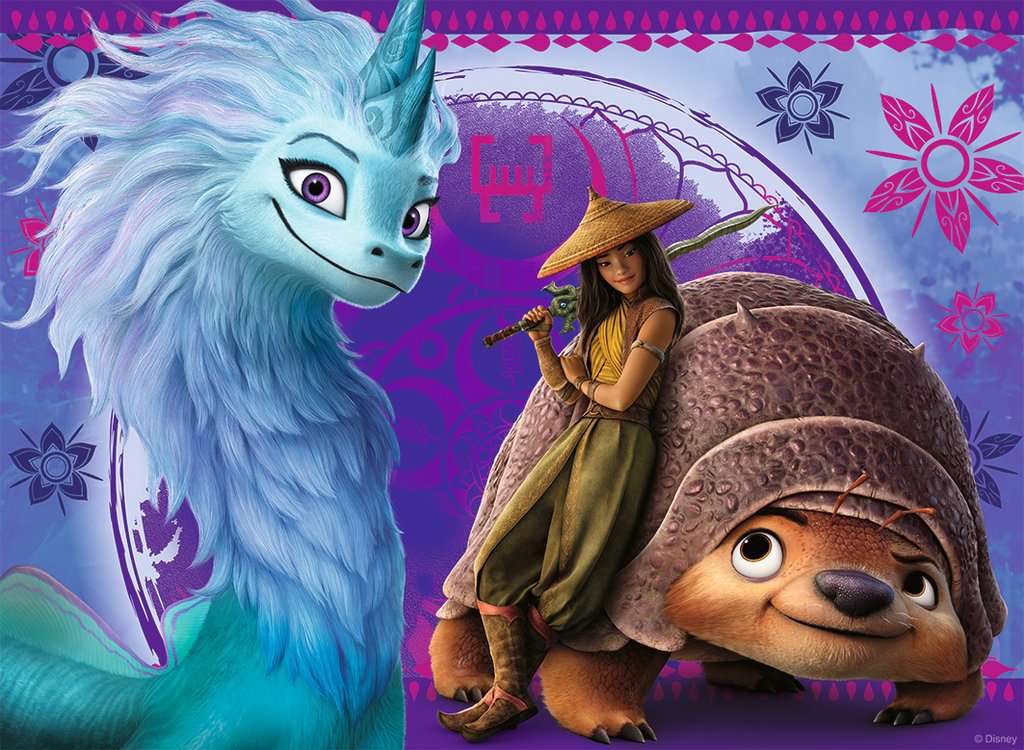 Ravensburger Puzzle 100 Teile XXL Die fantastische Welt von Raya