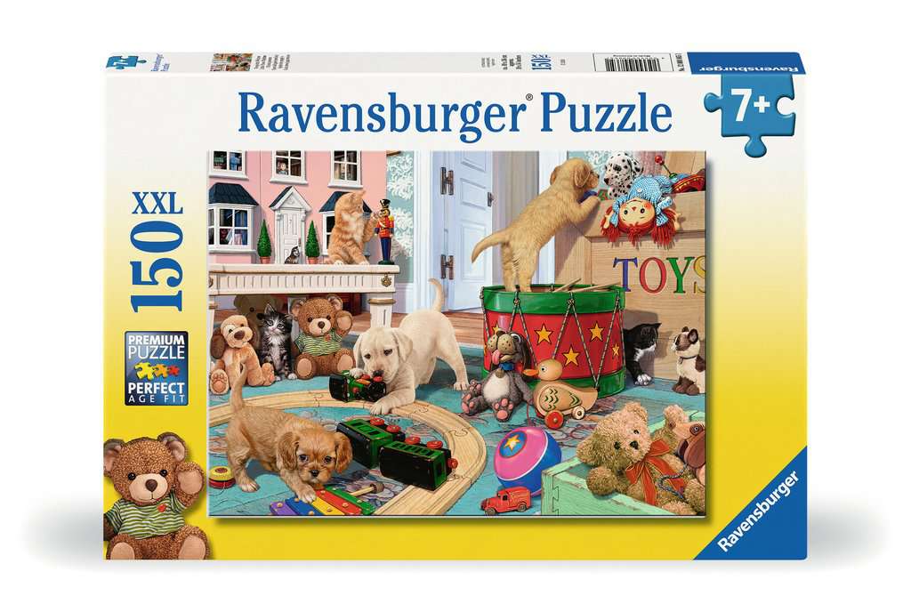 Ravensburger Puzzle 150 Teile XXL Verspielte Welpen