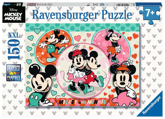 Ravensburger Puzzle 150 Teile XXL Unser Traumpaar Mickey und Minnie