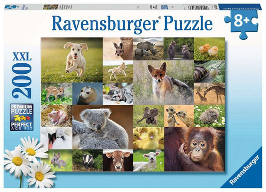 Ravensburger Puzzle 200 Teile XXL Süße Tierbabys